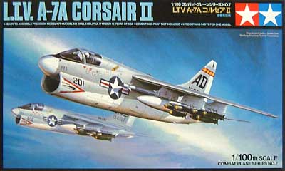 LTV A-7 コルセア 2 プラモデル (タミヤ 1/100 コンバットプレーンシリーズ No.007) 商品画像