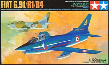 フィアット G.91 プラモデル (タミヤ 1/100 コンバットプレーンシリーズ No.010) 商品画像