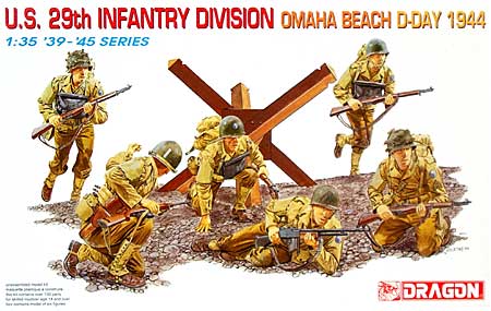 U.S. 第29歩兵師団 (オマハビーチ D-DAY 1944） プラモデル (ドラゴン 1/35 