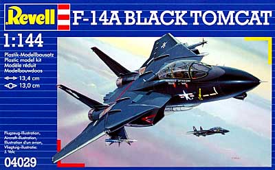 F-14A トムキャット ブラックバニー プラモデル (レベル 1/144 飛行機 No.04029) 商品画像