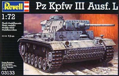 3号戦車L型 (Pz Kpfw 3 Ausf.L） プラモデル (レベル 1/72 ミリタリー No.03133) 商品画像
