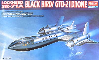 SR-71A ブラックバード/GTD-21 ドローン付 プラモデル (アカデミー 1/72 Scale Aircrafts No.1642) 商品画像