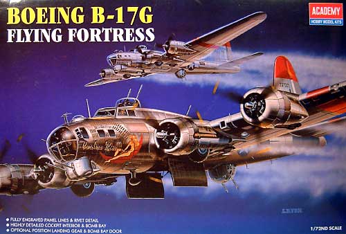 B-17G フライングフォートレス プラモデル (アカデミー 1/72 Scale Aircrafts No.2143) 商品画像