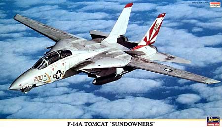 F-14A トムキャット サンダウナーズ プラモデル (ハセガワ 1/72 飛行機 限定生産 No.00366) 商品画像