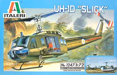 UH-1D　Slick プラモデル (イタレリ 1/72 航空機シリーズ No.1247) 商品画像