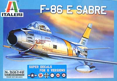 F-86E セイバー プラモデル (イタレリ 1/48 飛行機シリーズ No.2636) 商品画像