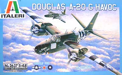 ダグラス A-20G ハボック プラモデル (イタレリ 1/48 飛行機シリーズ No.2637) 商品画像