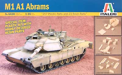 M1A1 エイブラムス (内部再現キット） プラモデル (イタレリ 1/35 ミリタリーシリーズ No.6438) 商品画像