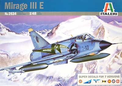 ミラージュ 3 E プラモデル (イタレリ 1/48 飛行機シリーズ No.2634) 商品画像
