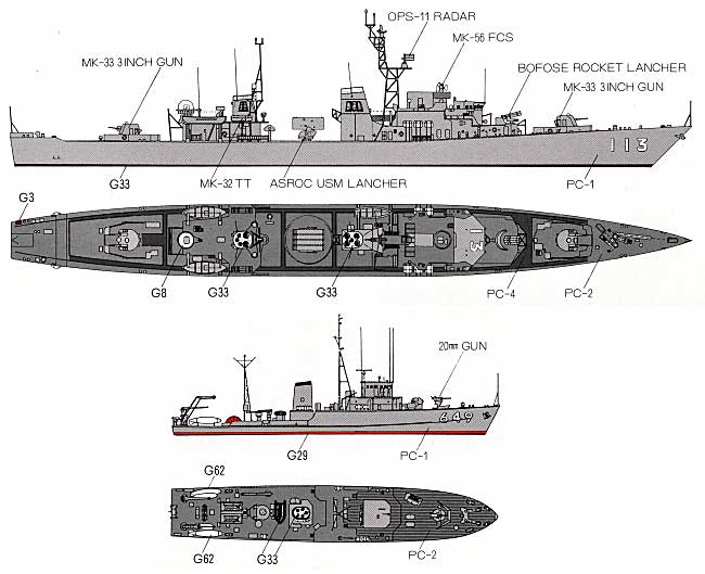 海上自衛隊護衛艦 DD-113 やまぐも (はつしま型掃海艇付属） プラモデル (ピットロード 1/700 スカイウェーブ J シリーズ No.J-001) 商品画像_1