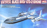 アカデミー 1/72 Scale Aircrafts SR-71A ブラックバード/GTD-21 ドローン付