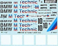 スタジオ27 ツーリングカー/GTカー オリジナルデカール BMW M Technic 1983年