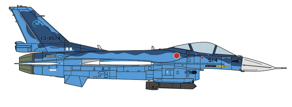 三菱 F-2A改 プラモデル (ハセガワ 1/72 飛行機 限定生産 No.02390) 商品画像_3
