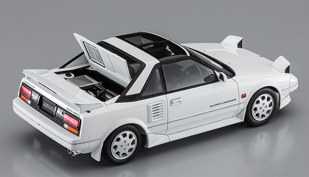 トヨタ MR2 (AW11) 後期型 G-リミテッド スーパーチャージャー Tバールーフ プラモデル (ハセガワ 1/24 自動車 HCシリーズ No.HC-045) 商品画像_3