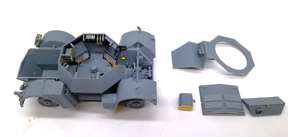 ダイムラー装甲車 Mk.1 プラモデル (ゲッコーモデル 1/35 ミリタリー No.35GM0011) 商品画像_3