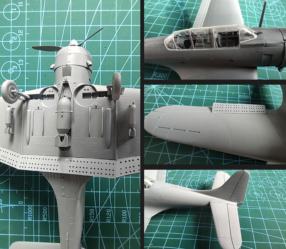 ダグラス SBD-3 ドーントレス プラモデル (フライホーク 1/72 ミリタリー No.FH6001) 商品画像_3