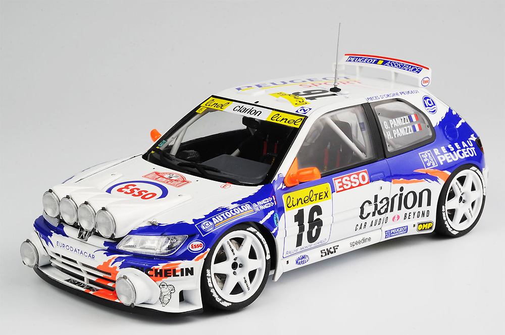 プジョー 306 MAXI EVO2 1998 モンテカルロラリー クラスウィナー プラモデル (BEEMAX 1/24 カーモデル No.031) 商品画像_1