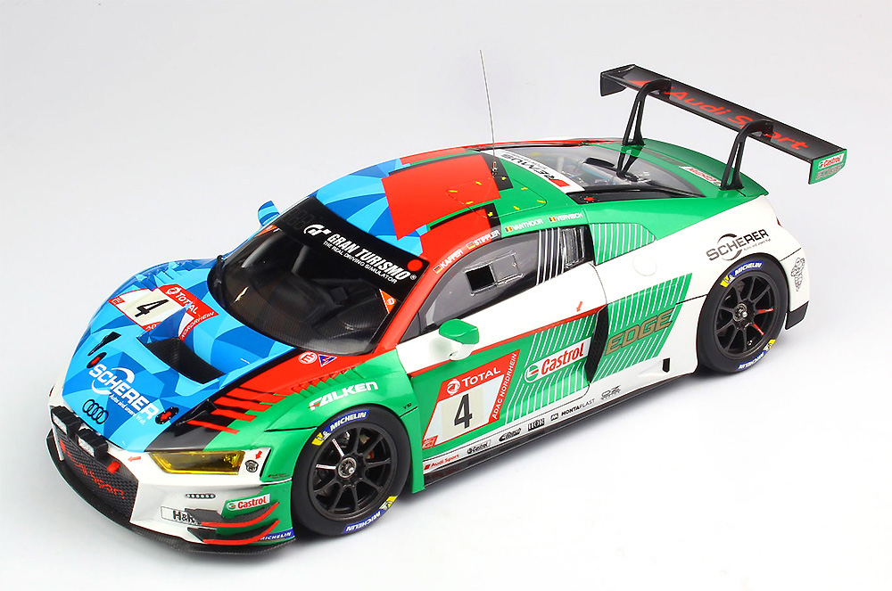 アウディ R8 LMS EVO ニュルブルクリンク 24時間レース 2019 ウィナー プラモデル (NuNu 1/24 レーシングシリーズ No.PN24026) 商品画像_2