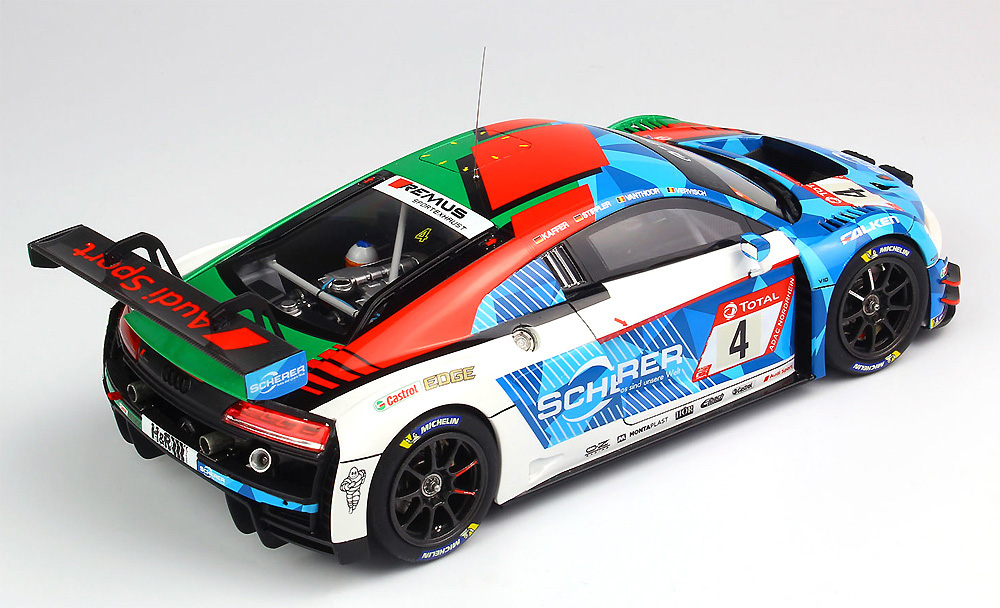 アウディ R8 LMS EVO ニュルブルクリンク 24時間レース 2019 ウィナー プラモデル (NuNu 1/24 レーシングシリーズ No.PN24026) 商品画像_3