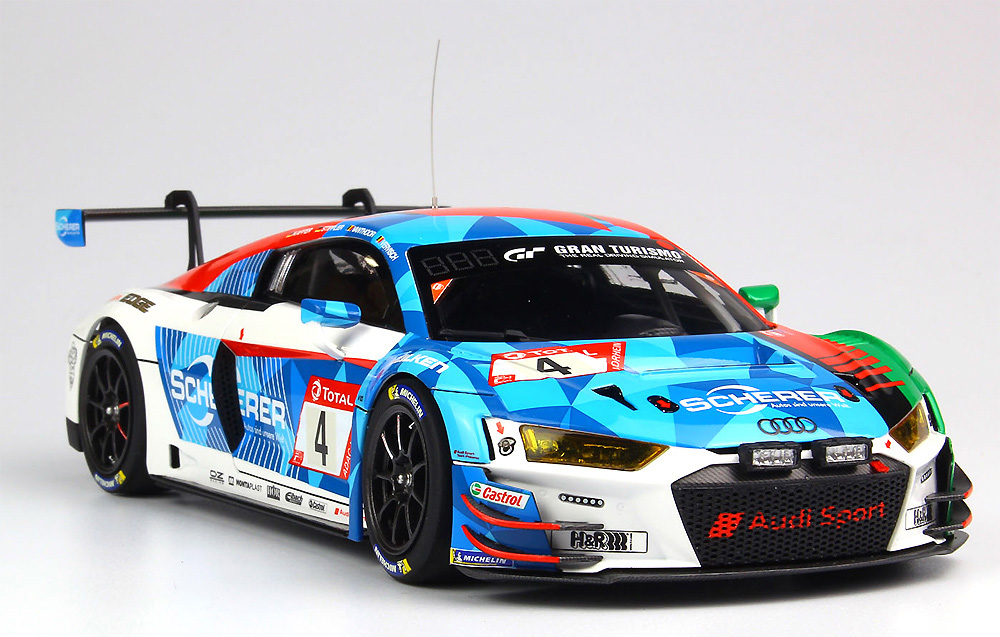 アウディ R8 LMS EVO ニュルブルクリンク 24時間レース 2019 ウィナー プラモデル (NuNu 1/24 レーシングシリーズ No.PN24026) 商品画像_4