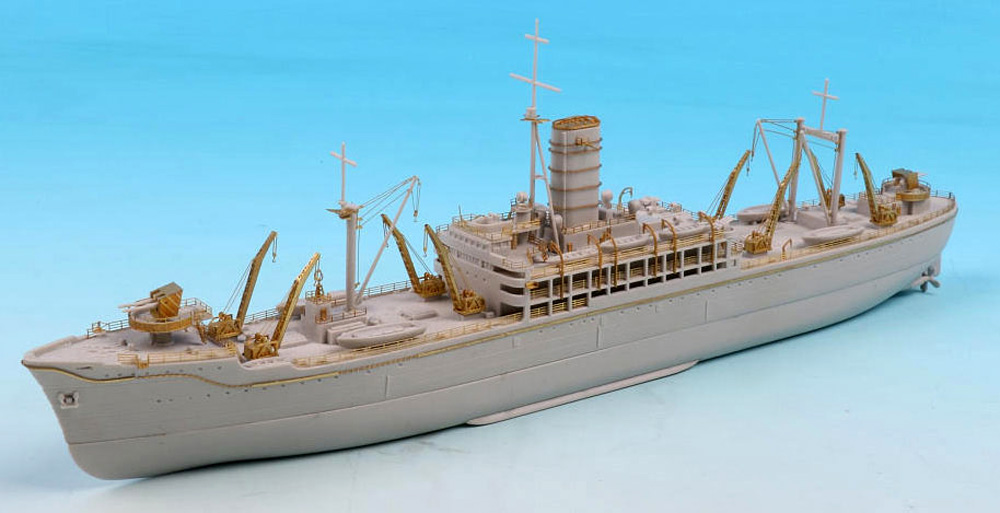 日本海軍 給糧艦 伊良湖 最終時 エッチング・木製甲板 付属 プラモデル (ピットロード 1/700 スカイウェーブ W シリーズ No.SPW075DX) 商品画像_3