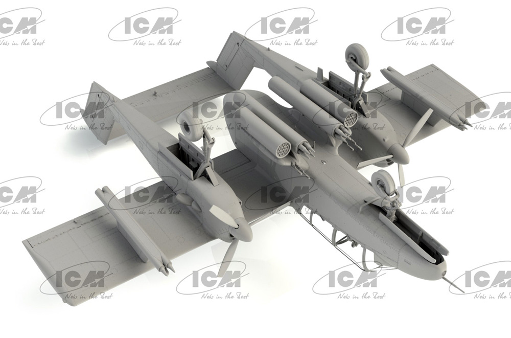 OV-10А ブロンコ プラモデル (ICM 1/48 エアクラフト プラモデル No.48300) 商品画像_4