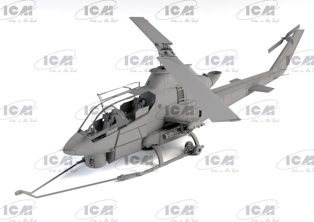 AH-1G コブラ w/ベトナム戦争 US ヘリコプターパイロット プラモデル (ICM 1/32 エアクラフト No.32062) 商品画像_2