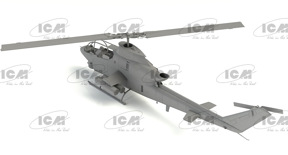 AH-1G コブラ w/ベトナム戦争 US ヘリコプターパイロット プラモデル (ICM 1/32 エアクラフト No.32062) 商品画像_3