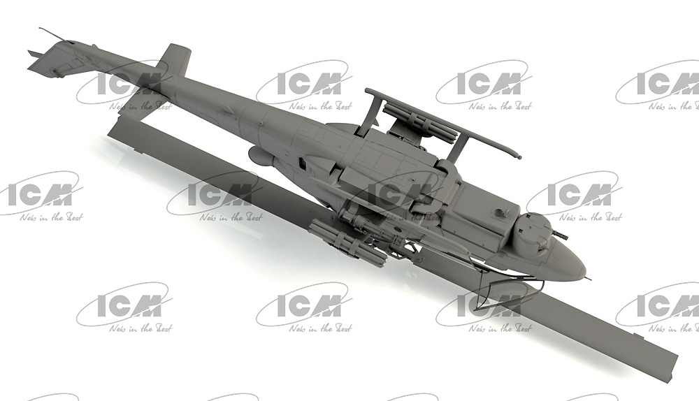 AH-1G コブラ w/ベトナム戦争 US ヘリコプターパイロット プラモデル (ICM 1/32 エアクラフト No.32062) 商品画像_4