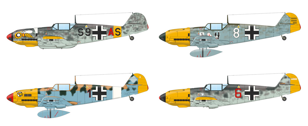 メッサーシュミット Bf109E-7 プラモデル (エデュアルド 1/48 ウィークエンド エディション No.84178) 商品画像_3