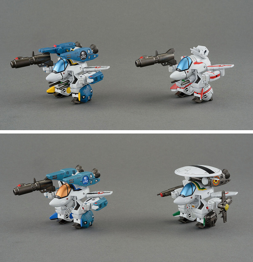 バルキリー スペシャルセット 1 プラモデル (バンダイ SD マクロス No.5062942) 商品画像_3