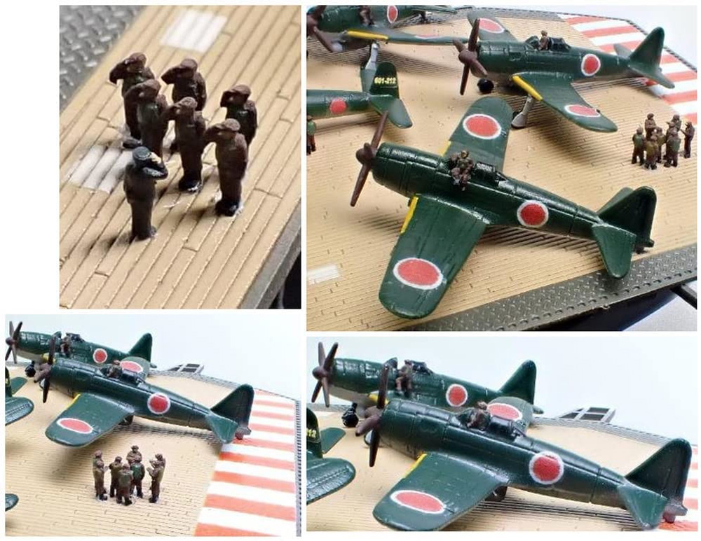 日本海軍 搭乗員フィギュア 51体 / 烈風 プラモデル (ビーバー・コーポレーション ビーバー オリジナルキット No.BELF350003) 商品画像_2