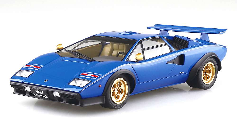 '76 ウルフ カウンタック Ver.2 プラモデル (アオシマ ザ スーパーカー シリーズ No.018) 商品画像_3