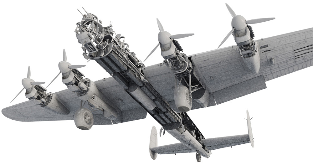 アブロ ランカスター B.Mk.1/3 フルインテリア プラモデル (ボーダーモデル 1/32 ミリタリー No.BF010) 商品画像_3