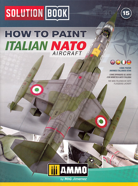 NATO迷彩のイタリア空軍機塗装ガイド 本 (アモ Solution Book (ソリューション ブック) No.A.MIG-6525) 商品画像