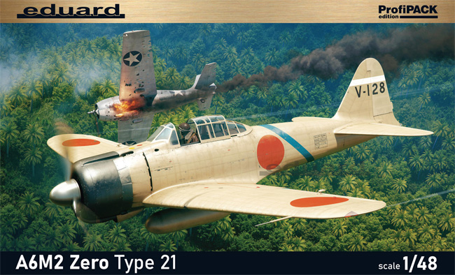 A6M2 零戦21型 プラモデル (エデュアルド 1/48 プロフィパック No.82212) 商品画像