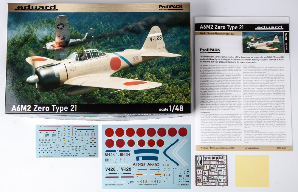 A6M2 零戦21型 プラモデル (エデュアルド 1/48 プロフィパック No.82212) 商品画像_1