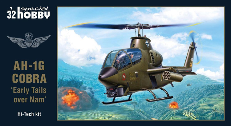 AH-1G コブラ 初期型 ベトナム戦争 ハイテック プラモデル (スペシャルホビー 1/32 エアクラフト No.SH32082) 商品画像
