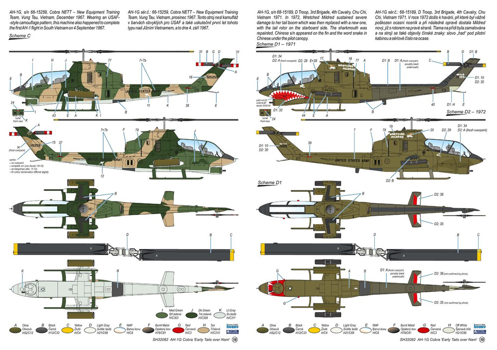 AH-1G コブラ 初期型 ベトナム戦争 ハイテック プラモデル (スペシャルホビー 1/32 エアクラフト No.SH32082) 商品画像_3