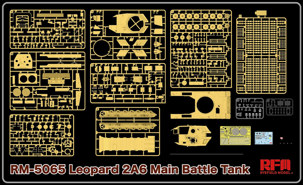 レオパルト 2A6 主力戦車 w/可動式履帯 プラモデル (ライ フィールド モデル 1/35 Military Miniature Series No.5065) 商品画像_1