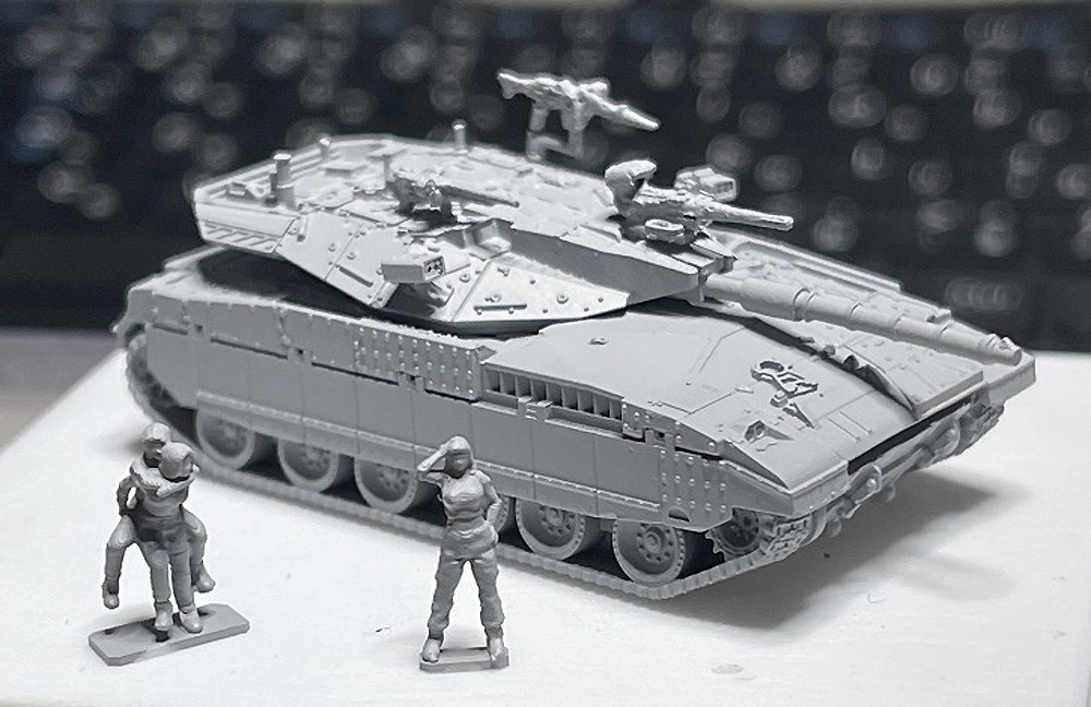 イスラエル 主力戦車 メルカバ Mk.2D レジン (マツオカステン 1/144 オリジナルレジンキャストキット （AFV） No.MTUAFV-120) 商品画像_2