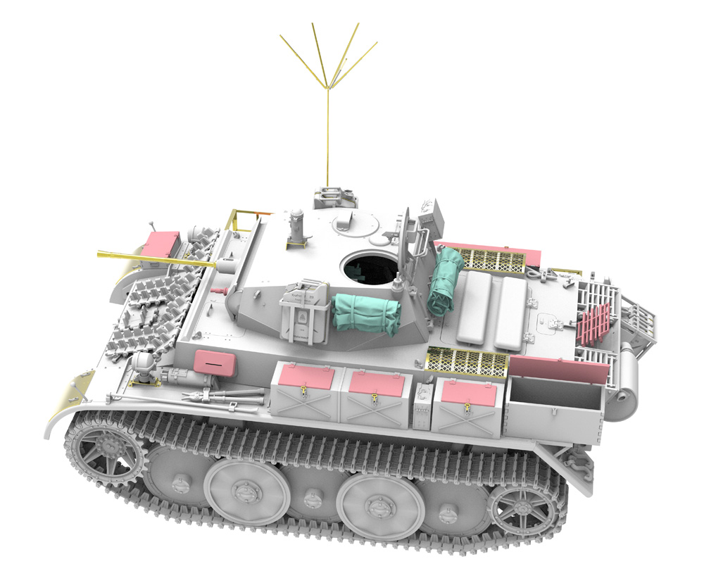 ドイツ 2号戦車L型 ルクス 後期型 プラモデル (ボーダーモデル 1/35 ミリタリー No.BT-018) 商品画像_2