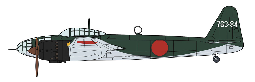 空技廠 P1Y1 陸上爆撃機 銀河 11型 第763航空隊 プラモデル (ハセガワ 1/72 飛行機 限定生産 No.02393) 商品画像_2