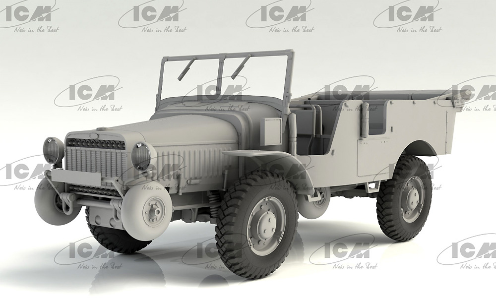 ラフリー V15T WW2 フランス 砲兵牽引車 プラモデル (ICM 1/35 ミリタリービークル・フィギュア No.35570) 商品画像_2