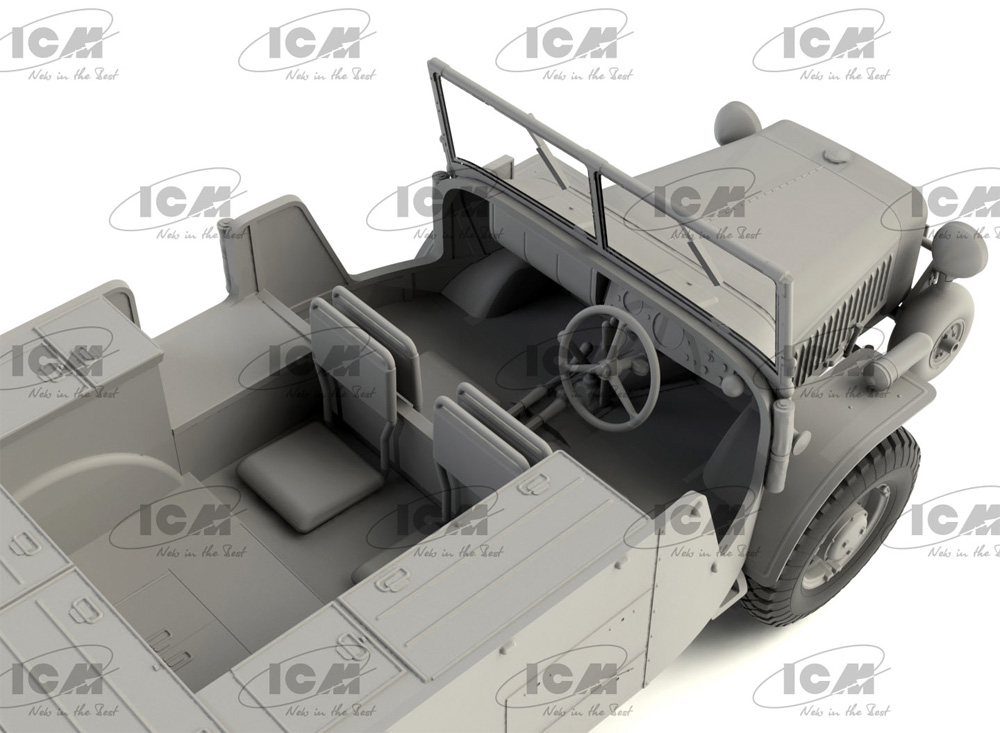 ラフリー V15T WW2 フランス 砲兵牽引車 プラモデル (ICM 1/35 ミリタリービークル・フィギュア No.35570) 商品画像_4