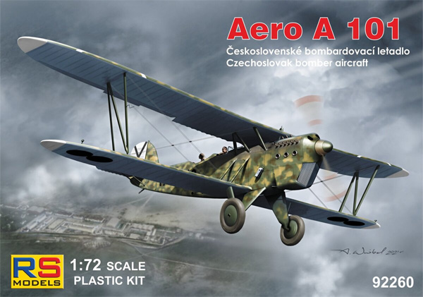 アエロ A-101 チェコスロバキア空軍 プラモデル (RSモデル 1/72 エアクラフト プラモデル No.92260) 商品画像