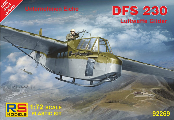 グラン・サッソ襲撃 DFS-230 ドイツ空軍 グライダー プラモデル (RSモデル 1/72 エアクラフト プラモデル No.92269) 商品画像