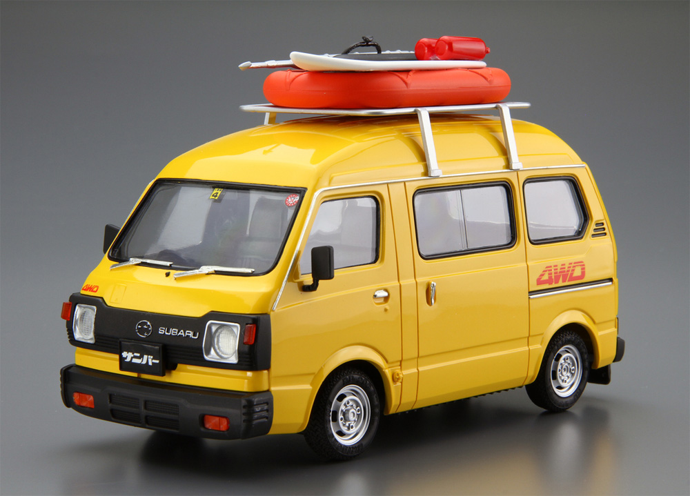 スバル K88 サンバー ハイルーフ 4WD '80 プラモデル (アオシマ 1/24 ザ・モデルカー No.055) 商品画像_2