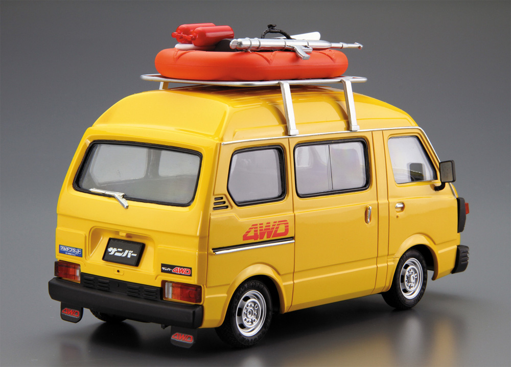 スバル K88 サンバー ハイルーフ 4WD '80 プラモデル (アオシマ 1/24 ザ・モデルカー No.055) 商品画像_3