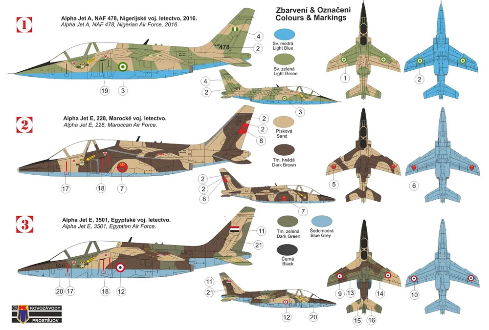 アルファジェット A/E アフリカ上空 プラモデル (KPモデル 1/72 エアクラフト プラモデル No.KPM0269) 商品画像_1